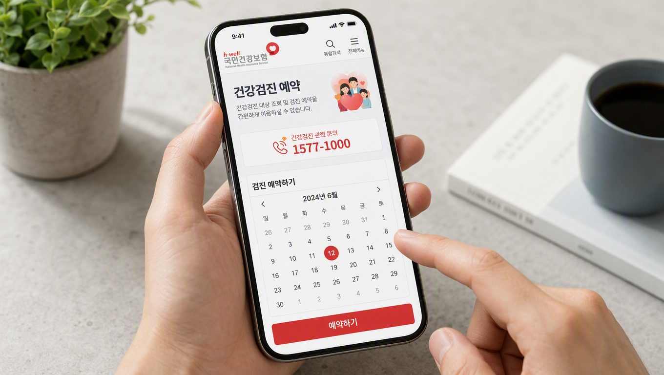 건강검진 대상자 예약은 어떻게 하나요?
